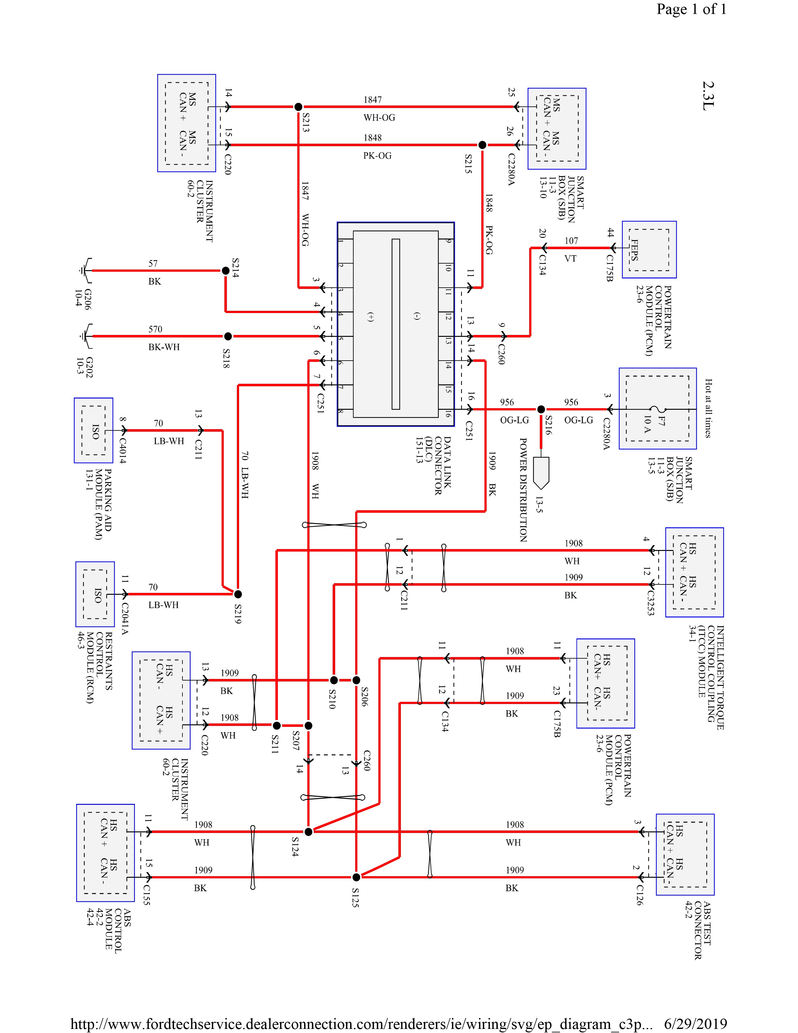 Mercury Mariner 2005-2007 wiring diagrams